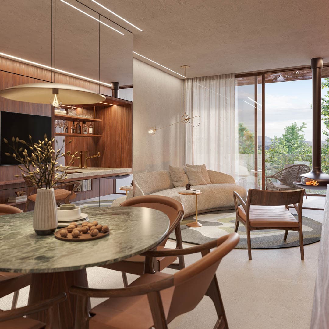 Vista Sala Apartamento 2 Quartos