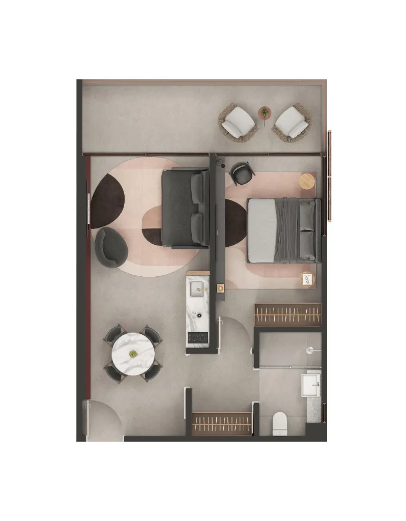 Planta Baixa - 1 Quarto